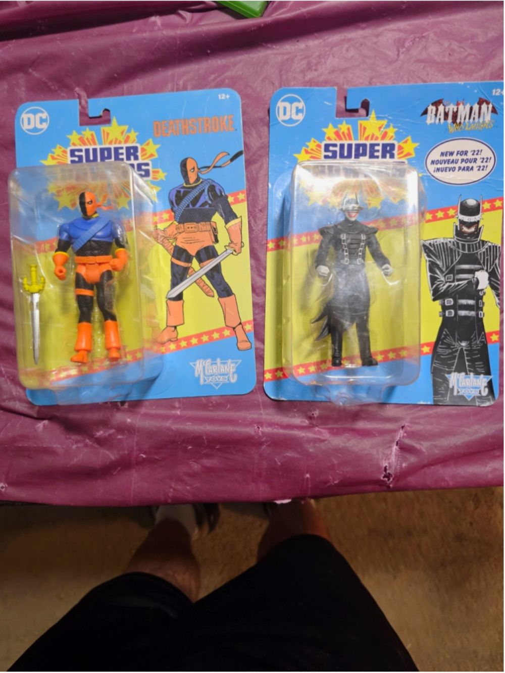McFarlane DC Super Powers Lot - Deathstroke & The Batman Who Laughs - NEW NIB